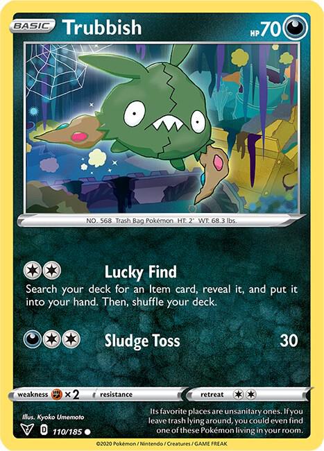 Trubbish 110/185 — Vivid Voltage Pokémon card