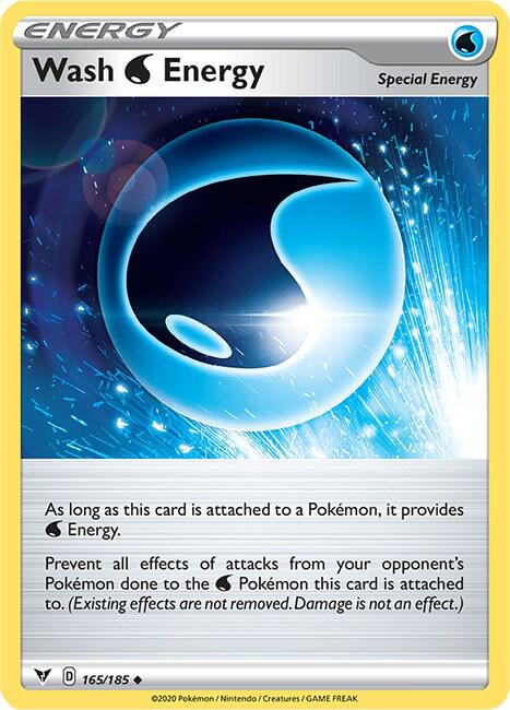 Pokemon - Vivid Voltage - Wash Water Energy - 165/185