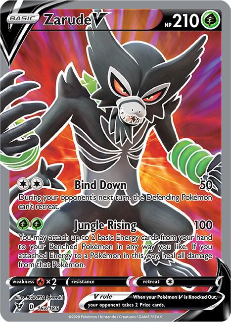 Pokemon - Vivid Voltage - Zarude V - 167/185 - Holofoil