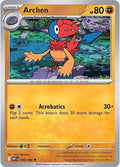 Archen 050/086 Reverse Holofoil — White Flare Pokémon card