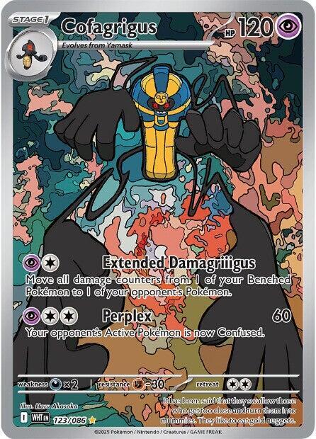 Cofagrigus 123/086 Holofoil — White Flare Pokémon card