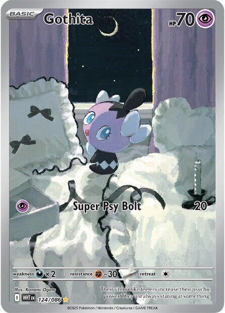 Pokemon - Scarlet & Violet - White Flare - Gothita - 124/086 - Holofoil
