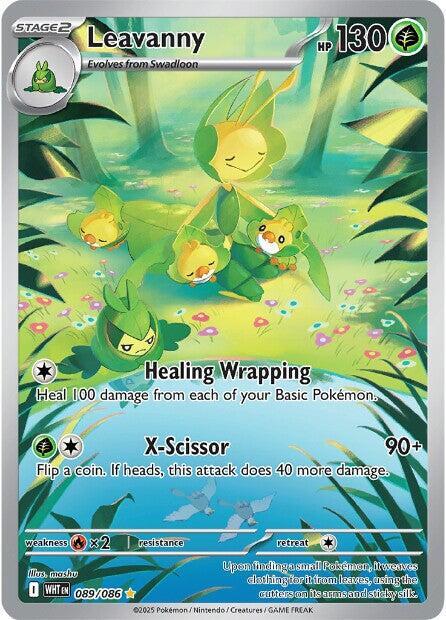 Leavanny 089/086 Holofoil — White Flare Pokémon card