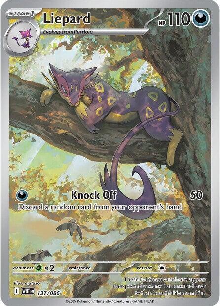 Pokemon - Scarlet & Violet - White Flare - Liepard - 137/086 - Holofoil