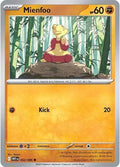 Mienfoo 052/086 Reverse Holofoil — White Flare Pokémon card