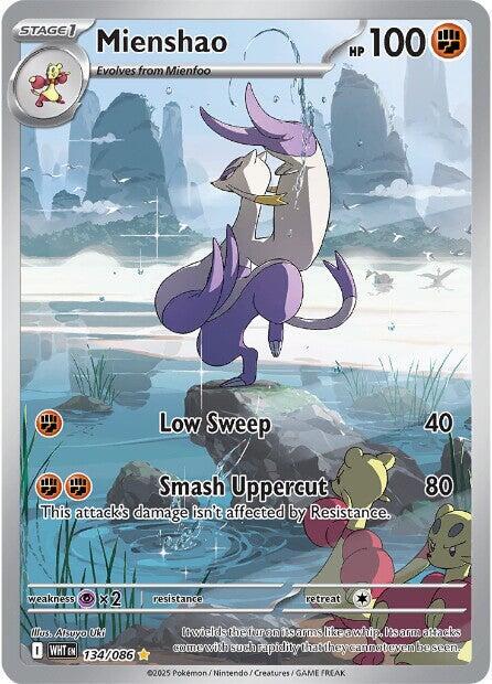Pokemon - Scarlet & Violet - White Flare - Mienshao - 134/086 - Holofoil