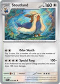 Stoutland 076/086 Reverse Holofoil — White Flare Pokémon card