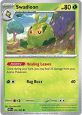 Swadloon 002/086 Reverse Holofoil — White Flare Pokémon card