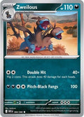 Zweilous 066/086 Reverse Holofoil — White Flare Pokémon card