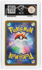 Psyduck 262/SV-P Promo Ace Grading 8, close-up back view of the certified slab