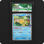 Psyduck 262/SV-P Promo Ace Grading 8, front of the graded slab