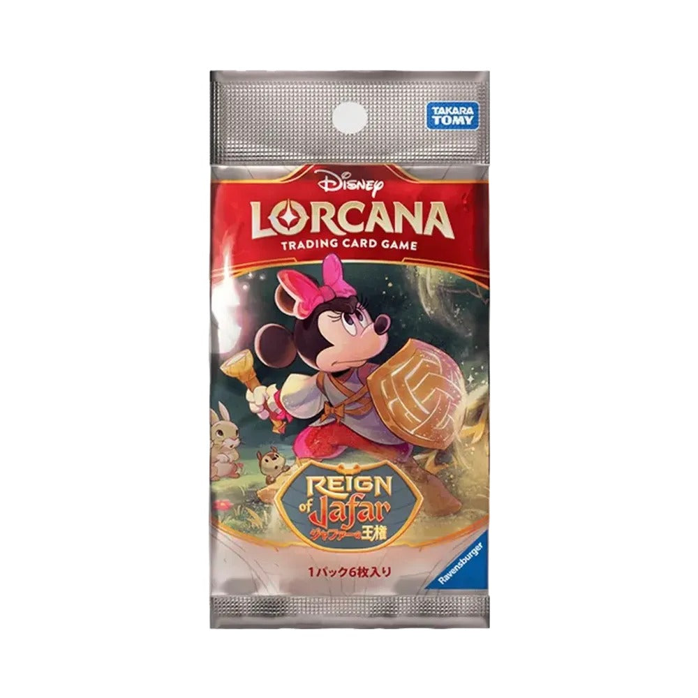 Disney Lorcana Reign of Jafar Japanese booster box, Minnie pack