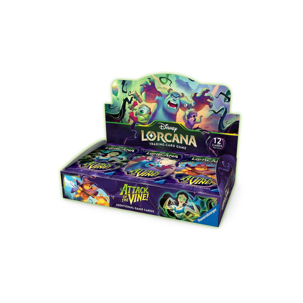 Disney Lorcana Attack of the Vine! - Set 13 - Booster Display (24 Packs), box