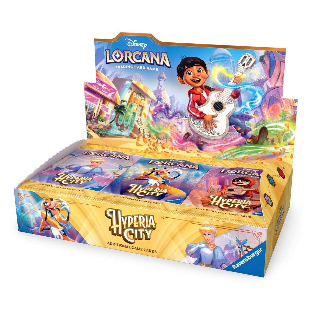 Disney Lorcana Hyperia City - Set 14 - Booster Display (24 Packs), box