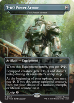 Secret Lair x Fallout Beyond Vault 33, T-60 Power Armor