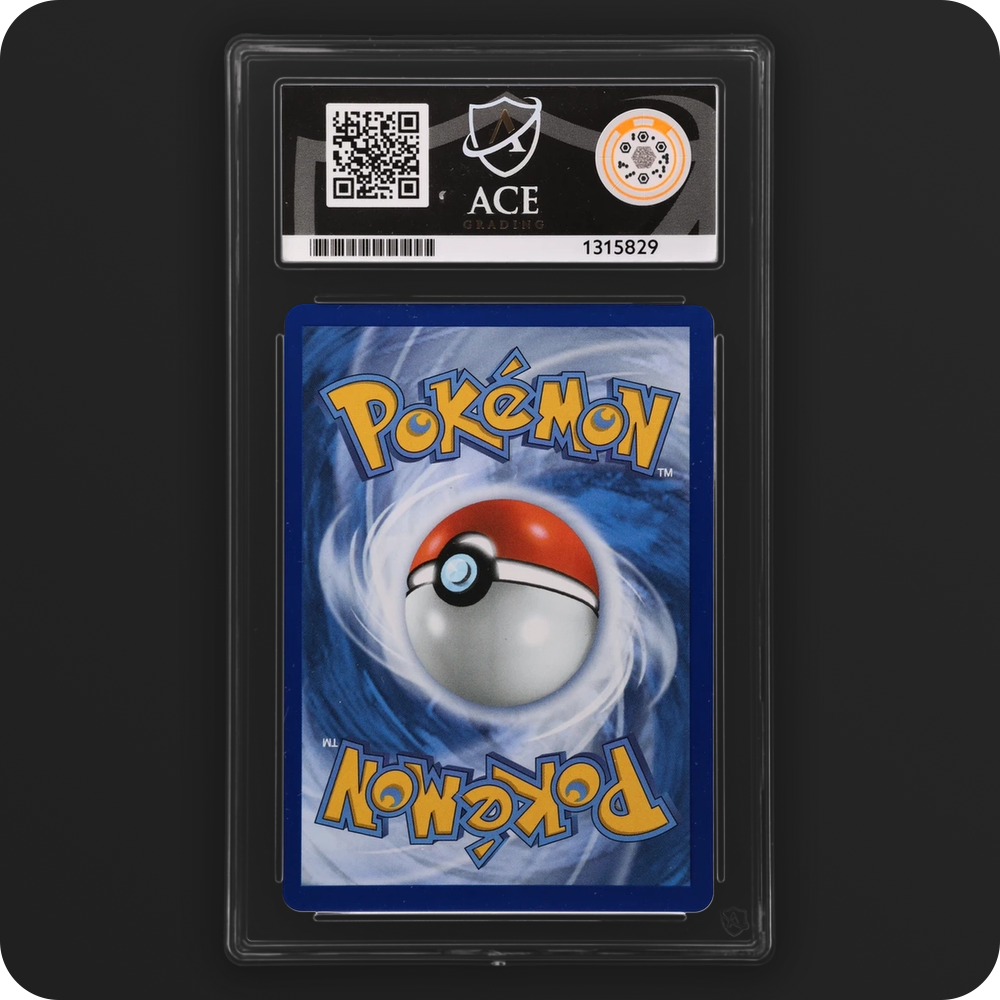 Slurpuff 236/217 Ascended Heroes Ace Grading 10, back of the graded slab
