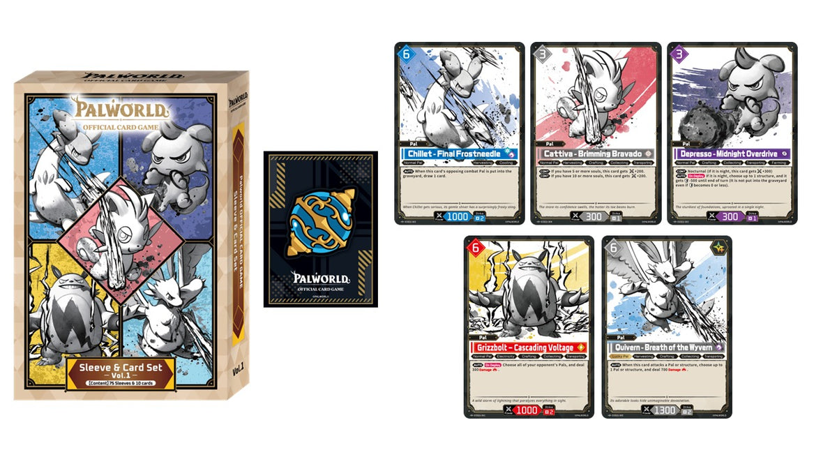 Palworld TCG: Sleeve & Card Set Vol.1