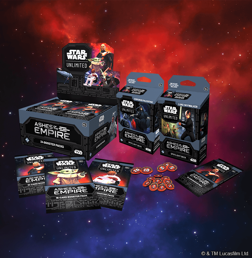 Star Wars: Unlimited – Ashes of the Empire Booster Display (24 Packs)
