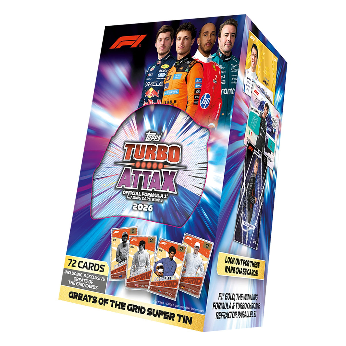 Topps F1 Turbo Attax 2026 Super Tin - Greats of the Grid