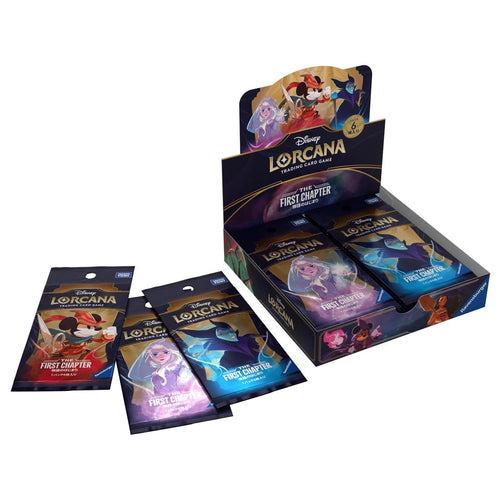 Disney Lorcana The First Chapter Japanese booster box, box and packs