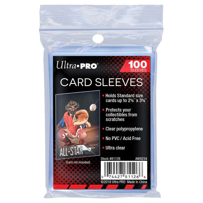 Ultra Pro - Standard Soft Sleeves Pack of 100