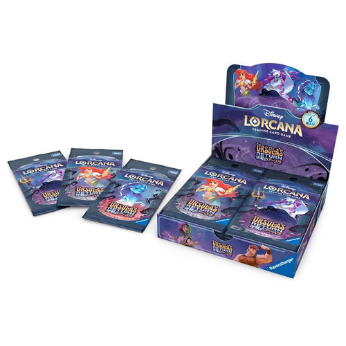 Disney Lorcana Ursula's Return Japanese booster box, box and packs
