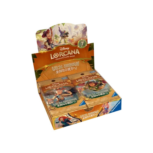 Disney Lorcana Wilds Unknown Japanese booster box, box